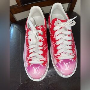 Authentic Louis Vuitton Escale Time Out Monogram Women Sneakers
